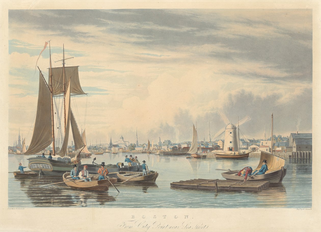 Boston: Da City Point vicino a Sea Street da William James Bennett