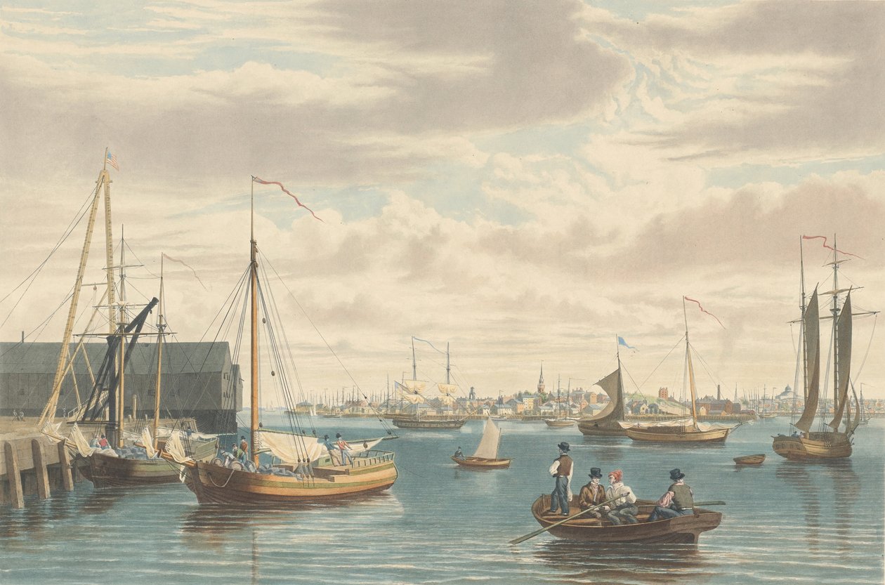 Boston: dalla nave Casa West End del cantiere navale da William James Bennett