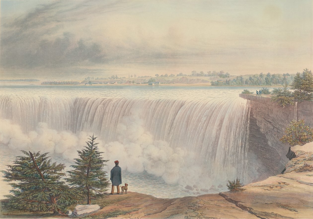 Cascate del Niagara da Table Rock da William James Bennett
