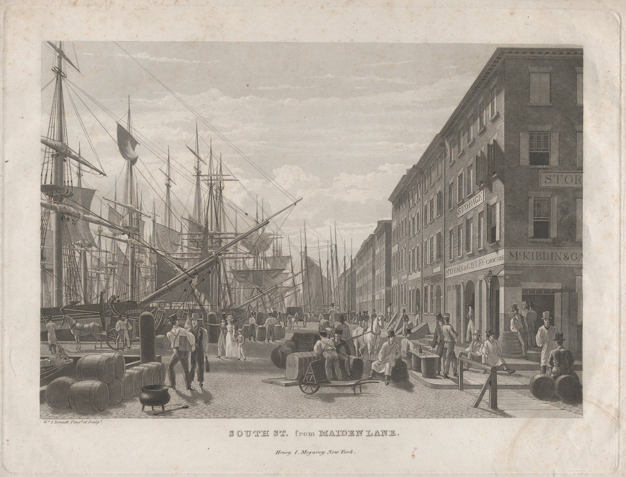 South St. da Maiden Lane da William James Bennett