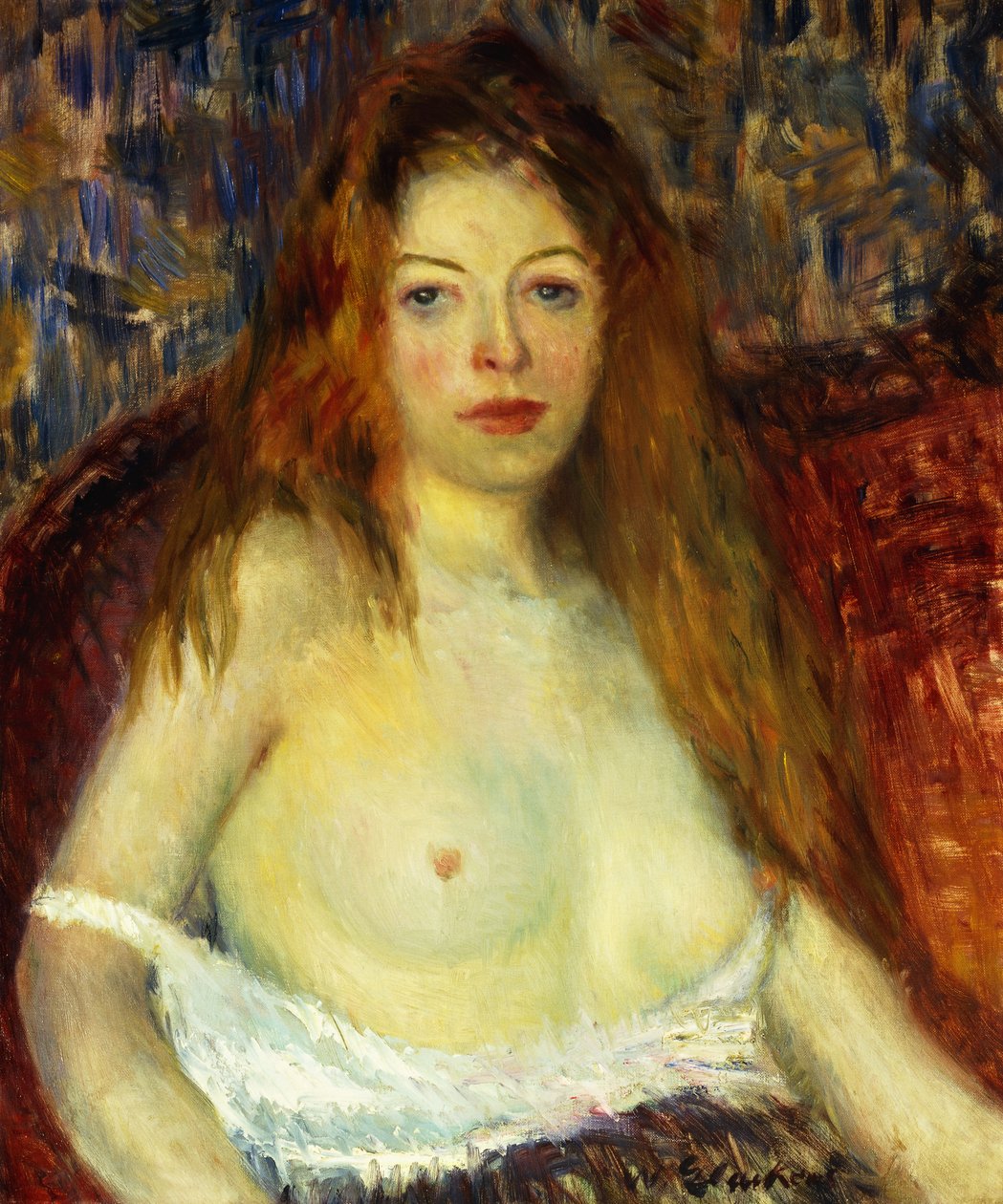 Modella dai Capelli Rossi da William James Glackens