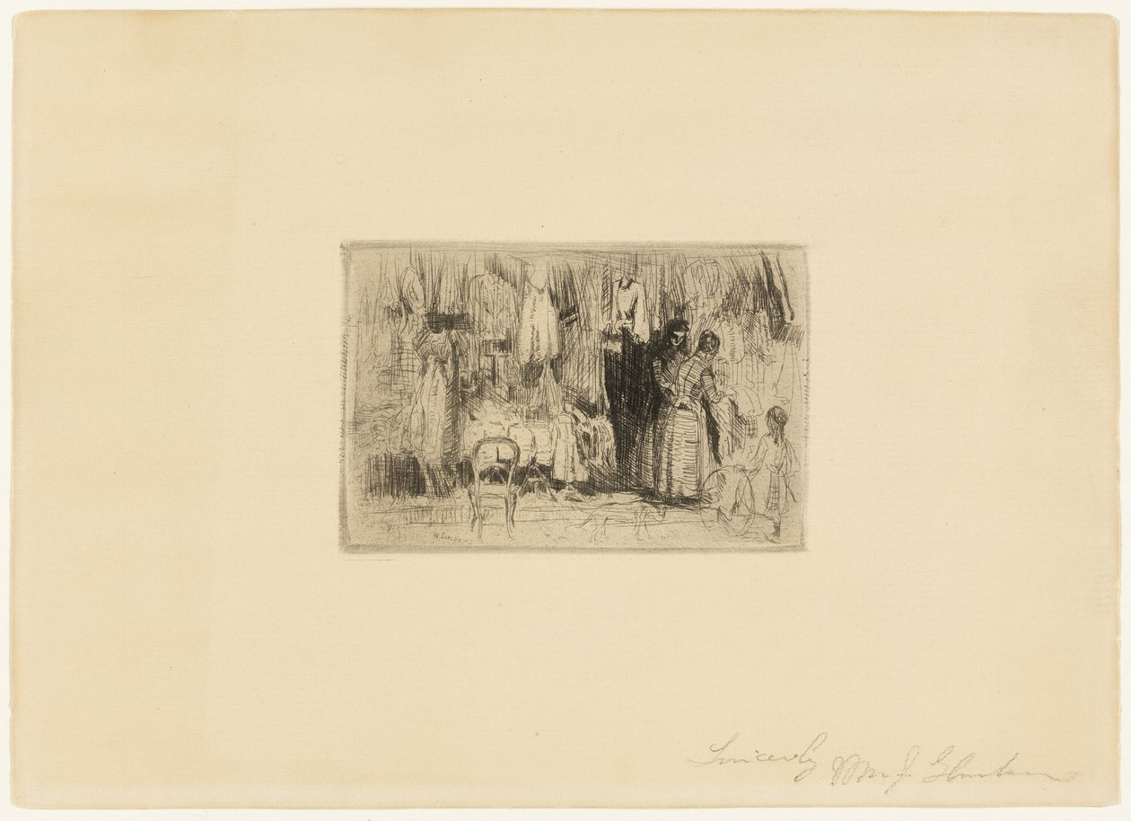 Dalla sarta da William James Glackens