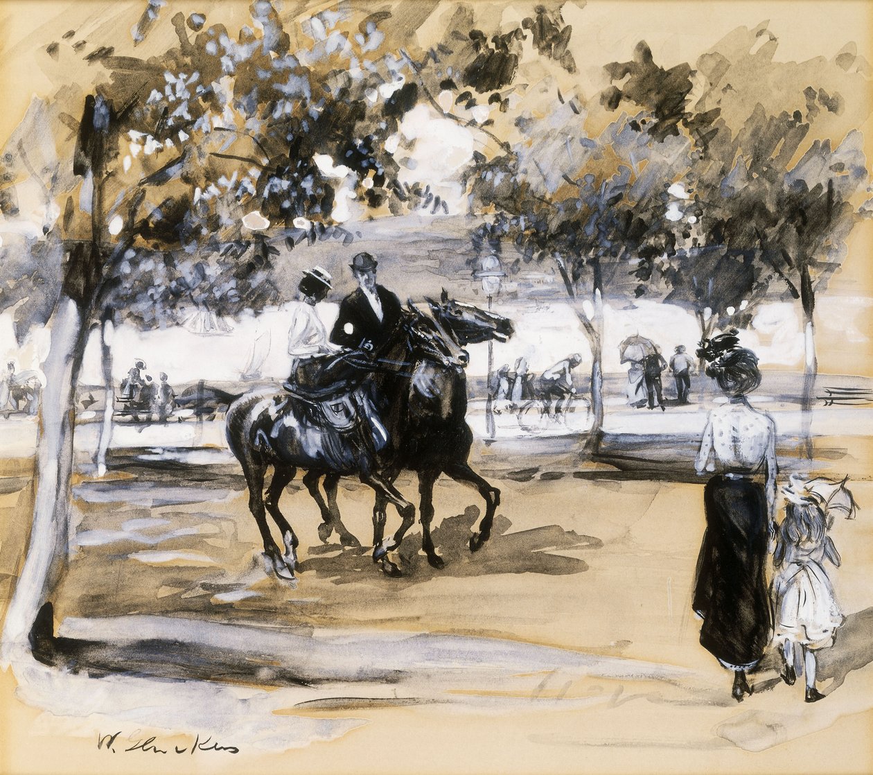 Riverside Drive da William James Glackens