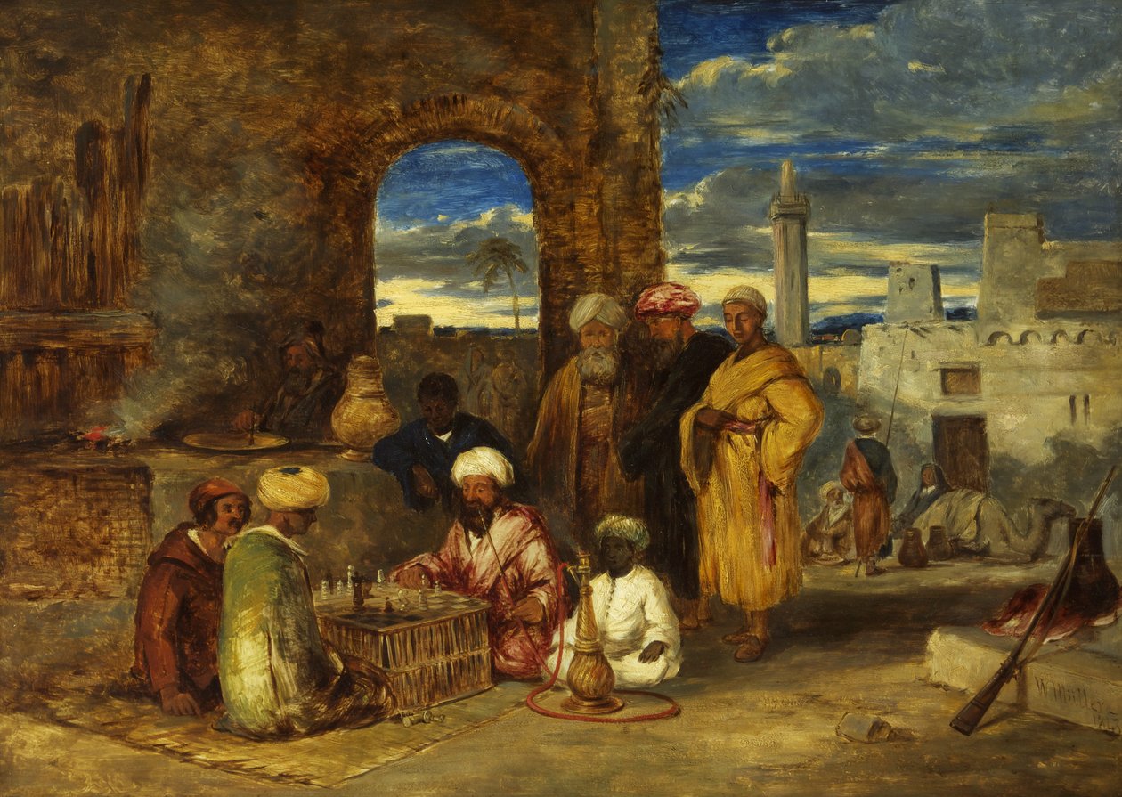 Arabi che giocano a scacchi da William James Muller