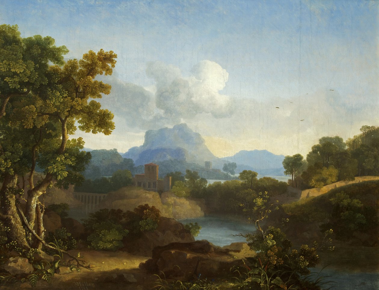 Paesaggio classico da William James Muller