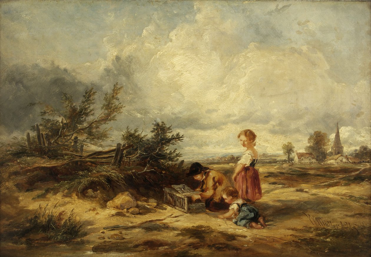Hampstead Heath, la trappola per uccelli da William James Muller