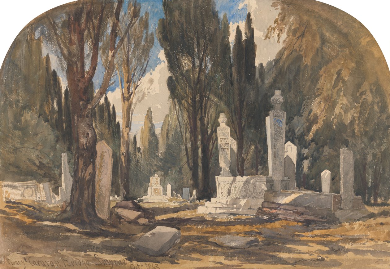 Presso il ponte delle carovane, Smirne da William James Muller