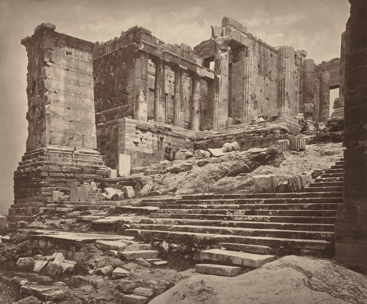 Propilei del sud-ovest, 1882 (foto) da William James Stillman