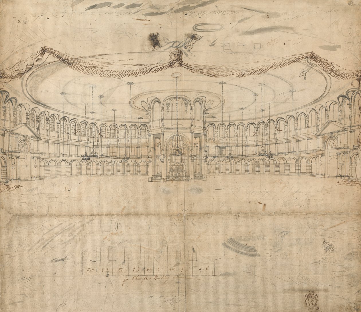 Progetto per la Rotonda, Giardini di Ranelagh da William John Newton