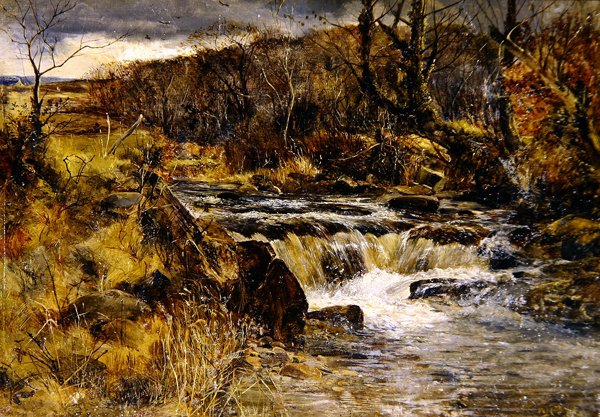 Torrente di trote in Galles da William Joseph J.C. Bond