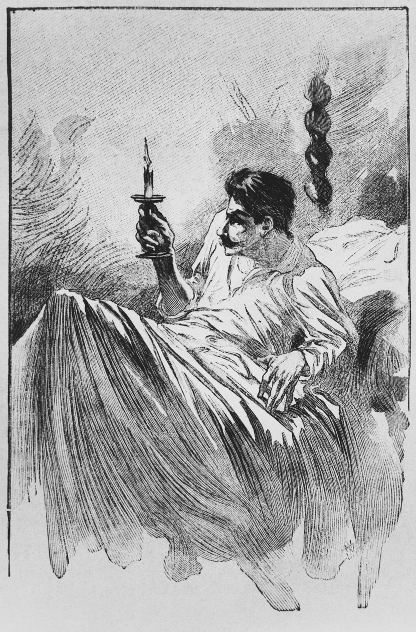 Il narratore a letto, illustrazione da 