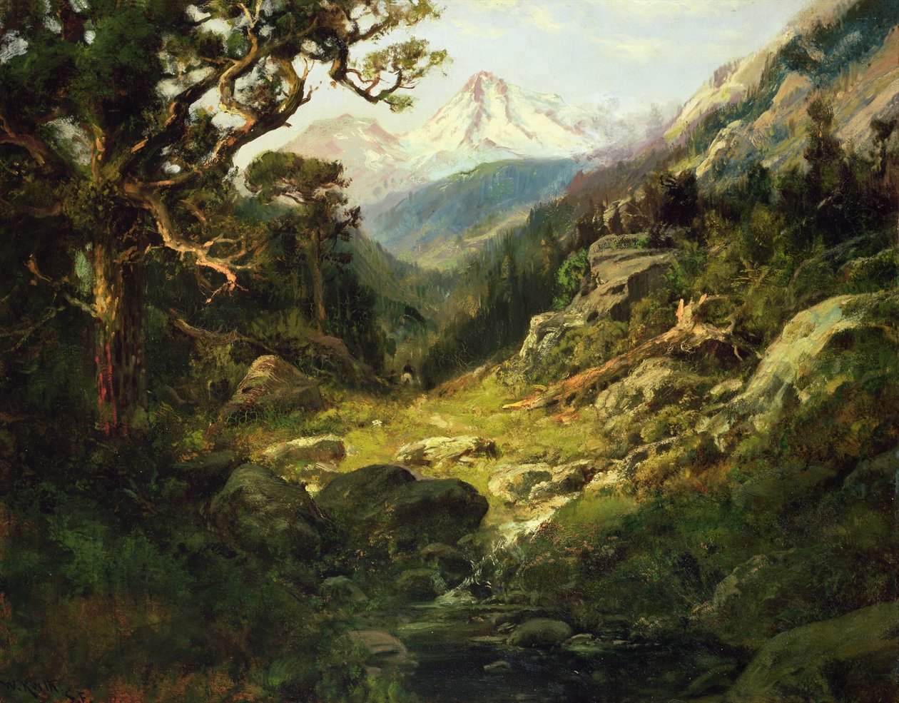 Paesaggio con il Monte Shasta da William Keith