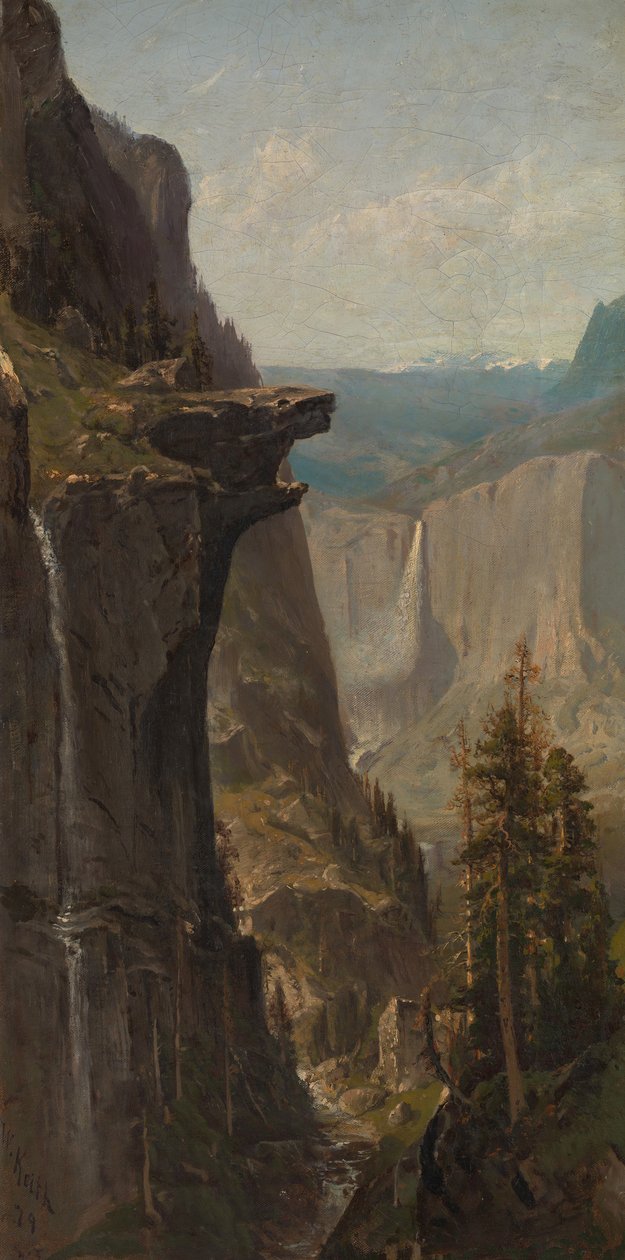Cascate di Yosemite, da Glacier Point da William Keith