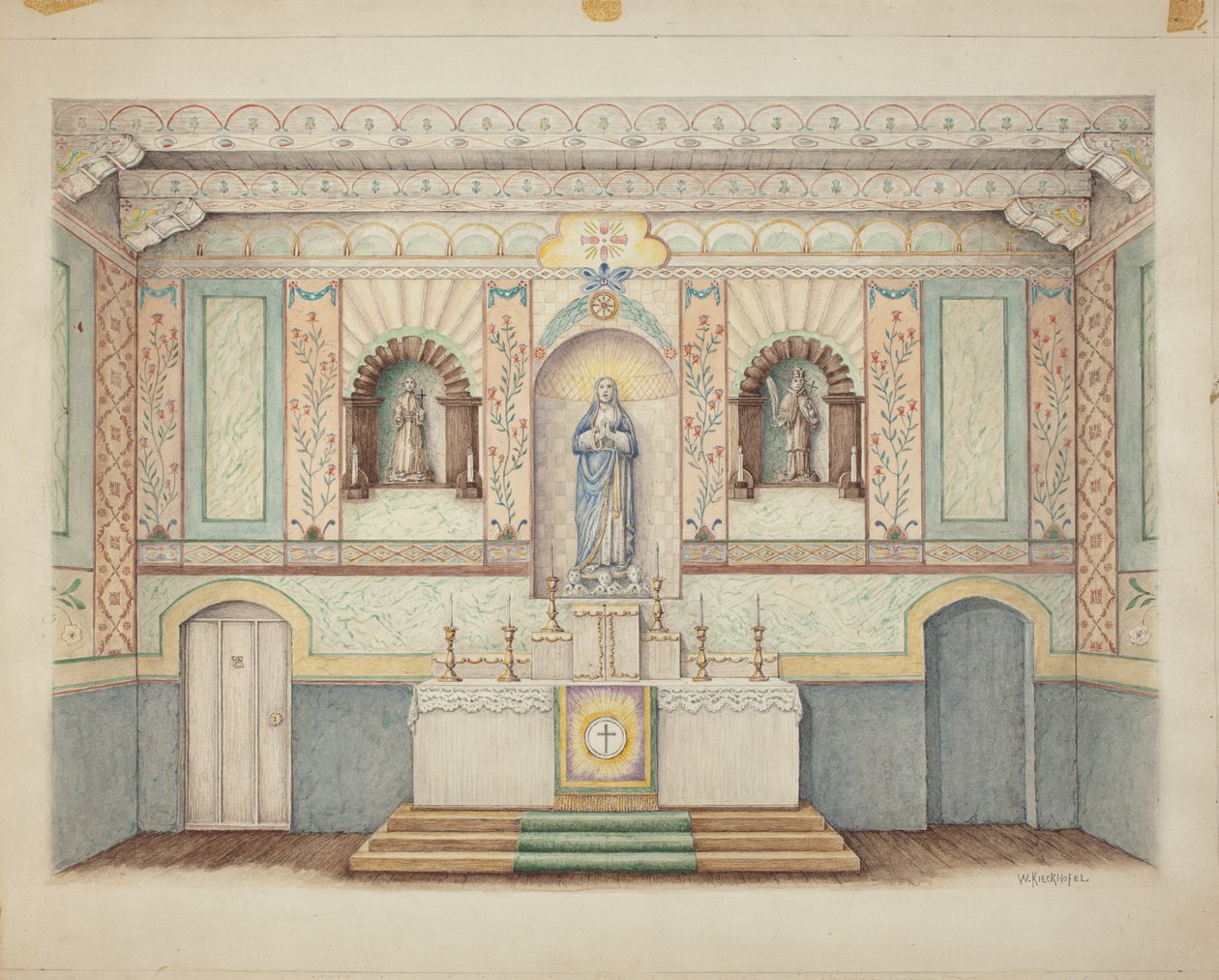 Missione La Purisima - Restaurata nel 1941 da William Kieckhofel