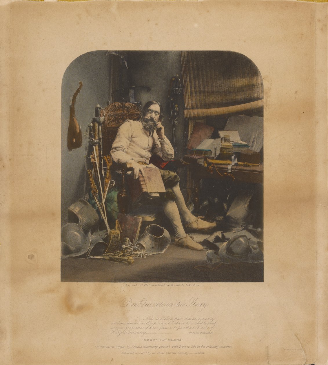 Don Chisciotte nel suo studio da William Lake Price
