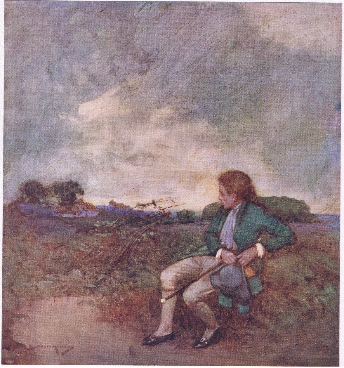 Qui mentre faccio i miei giri solitari, tra i tuoi sentieri intricati e i terreni rovinati da William Lee Hankey