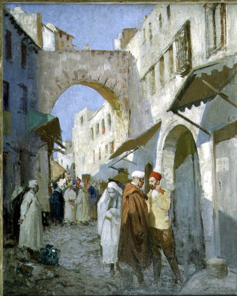 Scena di strada marocchina (Tetuan) da William Lee Hankey
