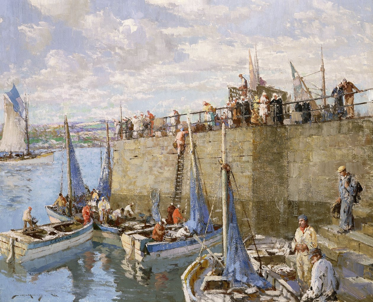 Pescatori di sardine, Concarneau da William Lee Hankey