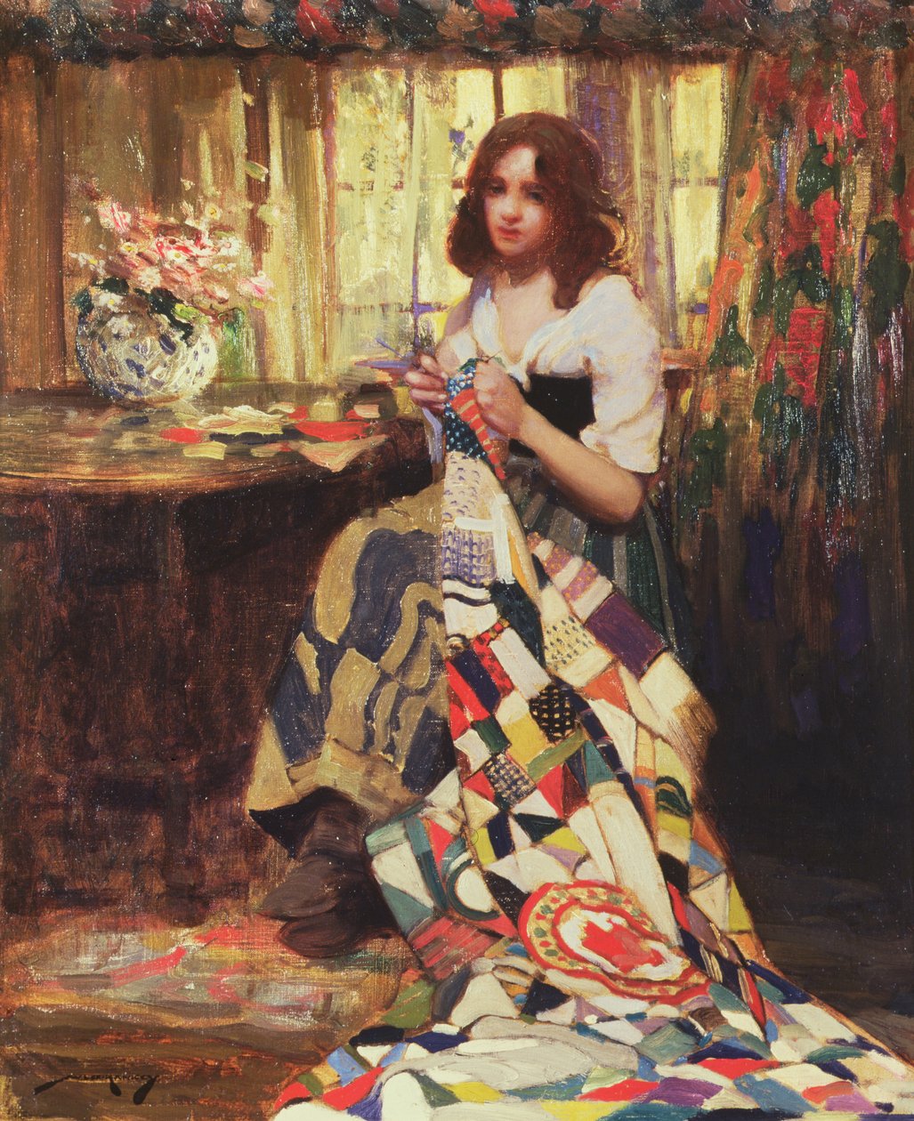 La coperta patchwork da William Lee Hankey