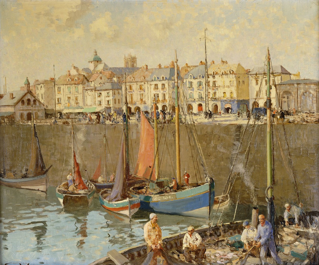 Il Quai, Dieppe da William Lee Hankey