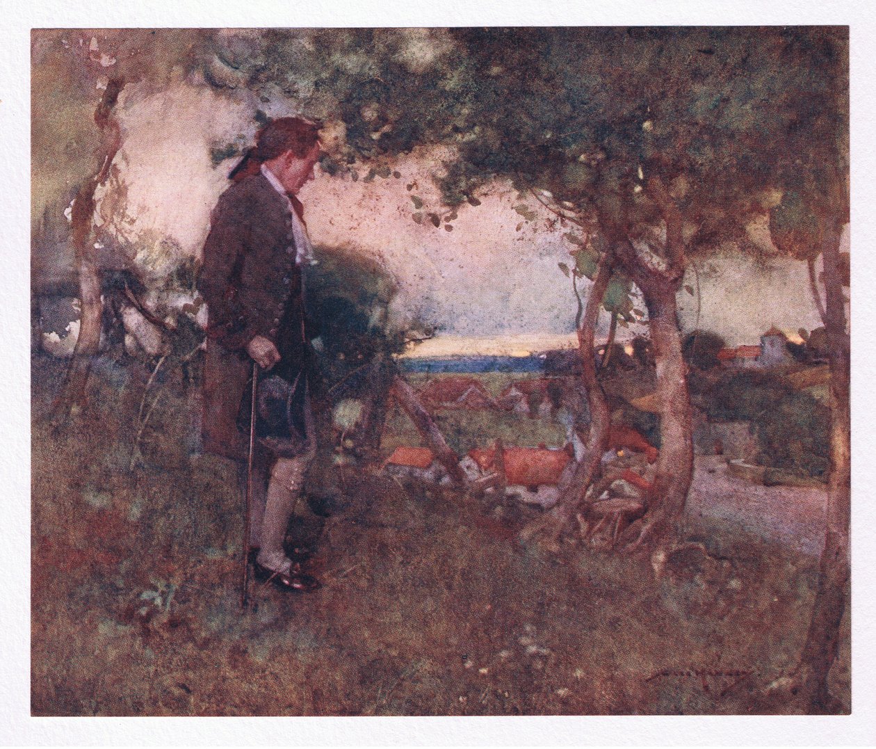Lì mentre passavo con passi disattenti e lenti, le note mescolate venivano ammorbidite dal basso da William Lee Hankey