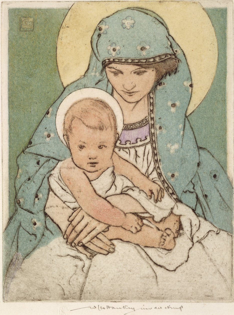 Vergine Maria con il Bambino Gesù da William Lee Hankey