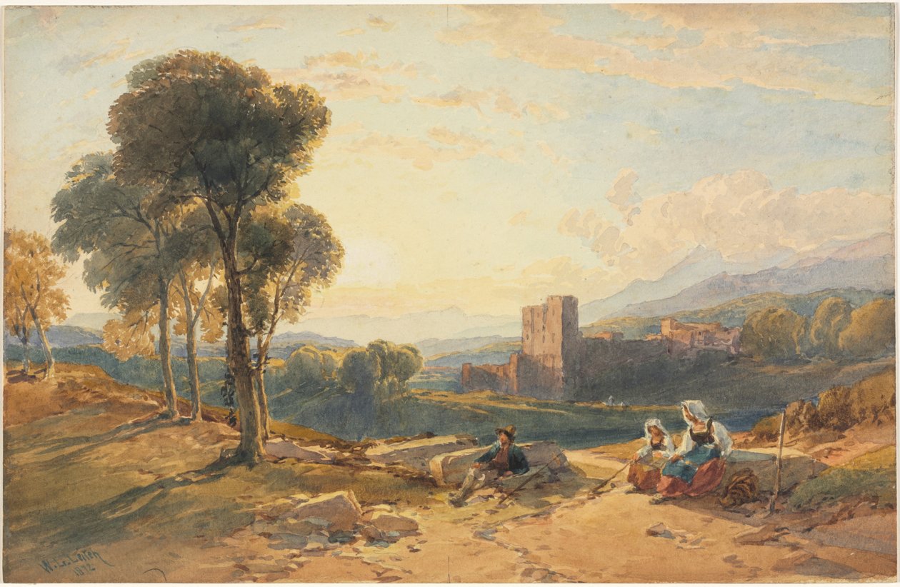 Paesaggio, Italia da William Leighton Leitch