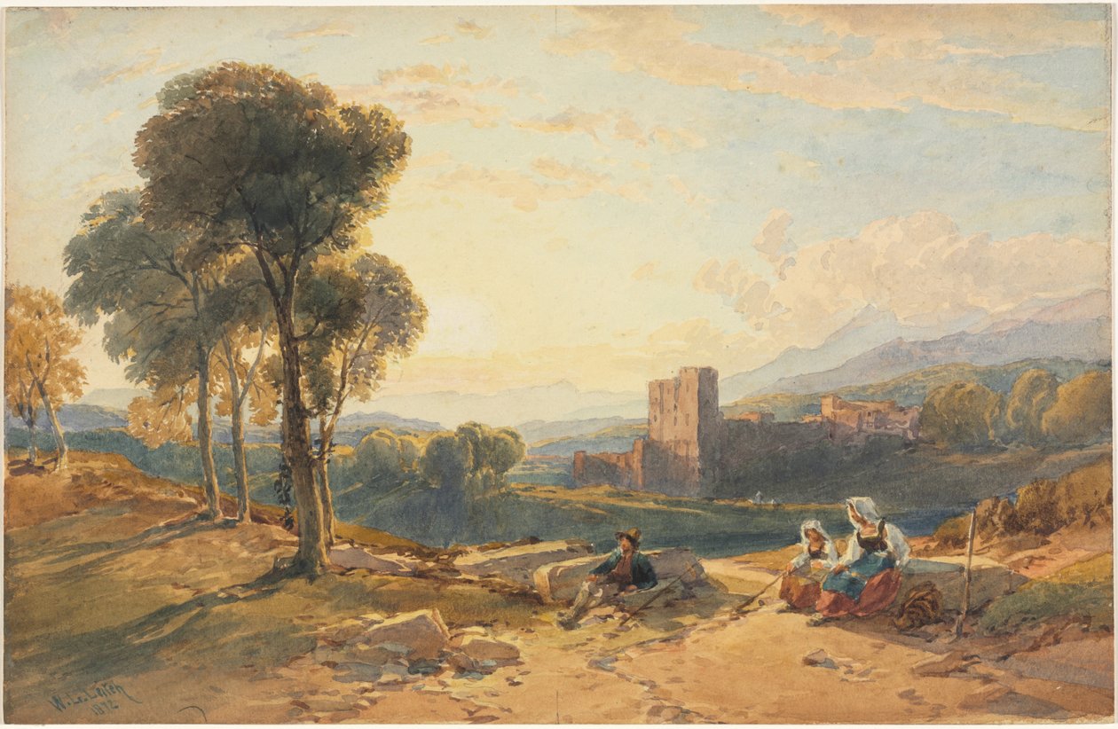 Paesaggio, Italia da William Leighton Leitch