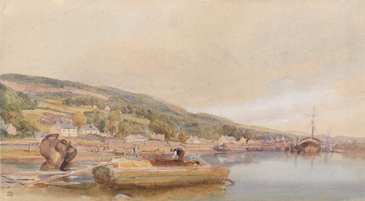 Sul Clyde vicino a Bowling da William Leighton Leitch