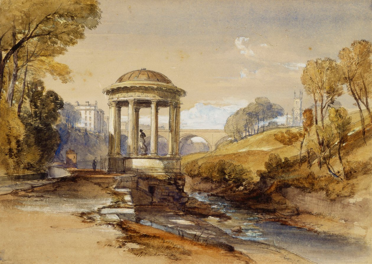 Il pozzo di San Bernardo, Water of Leith, vicino a Edimburgo, Scozia da William Leighton Leitch