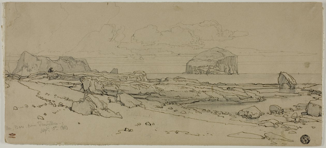 Le barre di Tantallon, Scozia da William Leighton Leitch