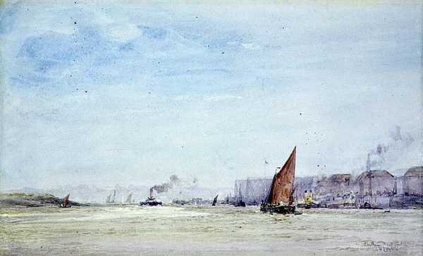 Cantiere navale di Chatham da William Lionel Wyllie