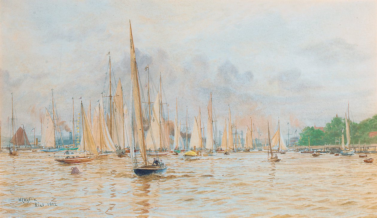 La regata a Kiel da William Lionel Wyllie