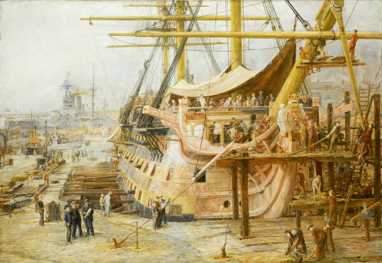 Il restauro della HMS 