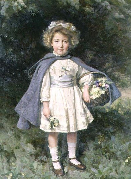 Ritratto di Patricia Anley da William Logsdail