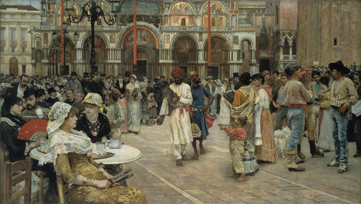 La piazza di San Marco, Venezia da William Logsdail
