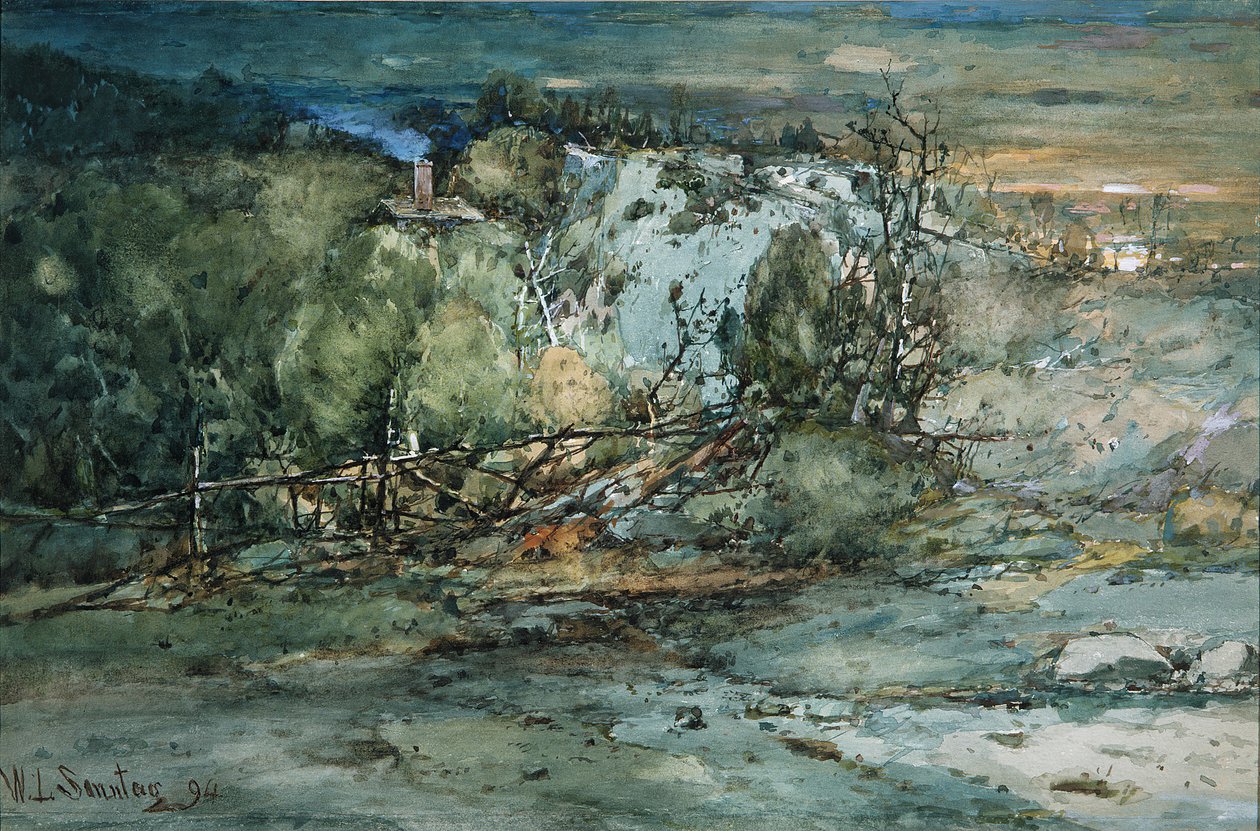 Capanna di frontiera, 1894 da William Louis Sonntag