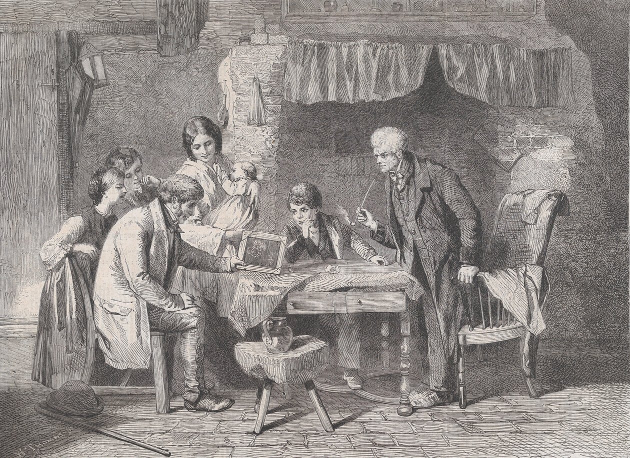 Ritratto del Nonno, da Illustrated London News, 4 gennaio 1862 da William Luson Thomas