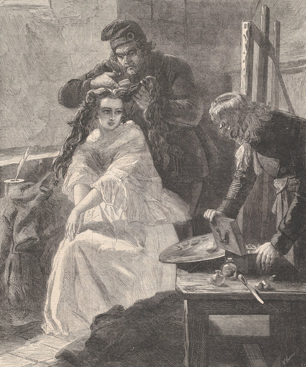 La Toilette dei Morti, da Illustrated London News, 25 luglio 1863 da William Luson Thomas
