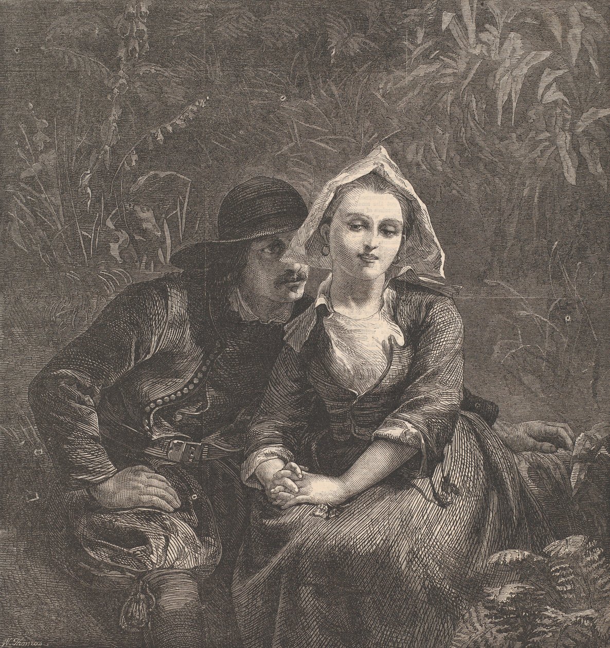 La dichiarazione, da Illustrated London News, 29 agosto 1868 da William Luson Thomas