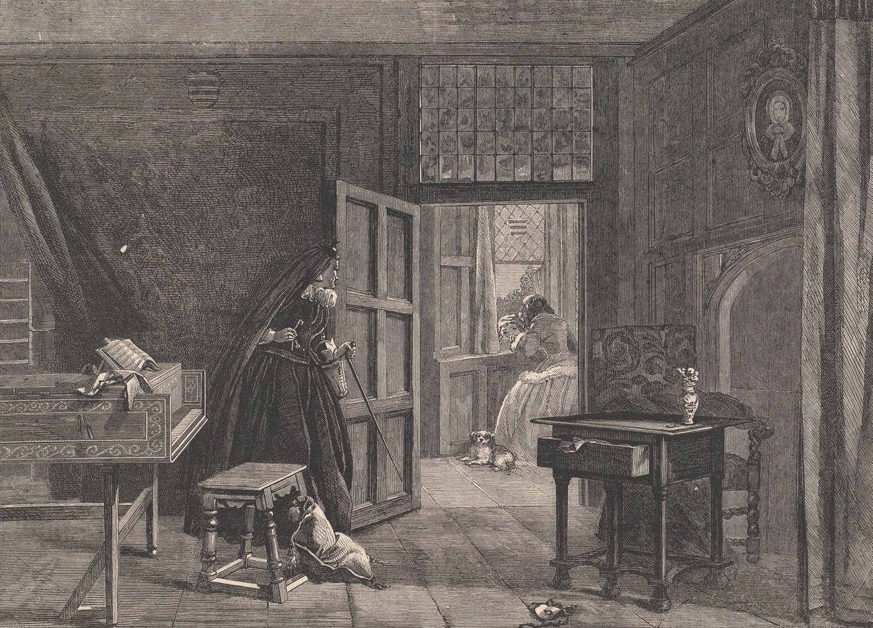 Il ritorno della governante, da Illustrated London News da William Luson Thomas