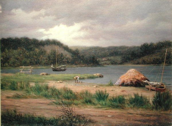 Raccolta di vongole, Long Island da William M Davis