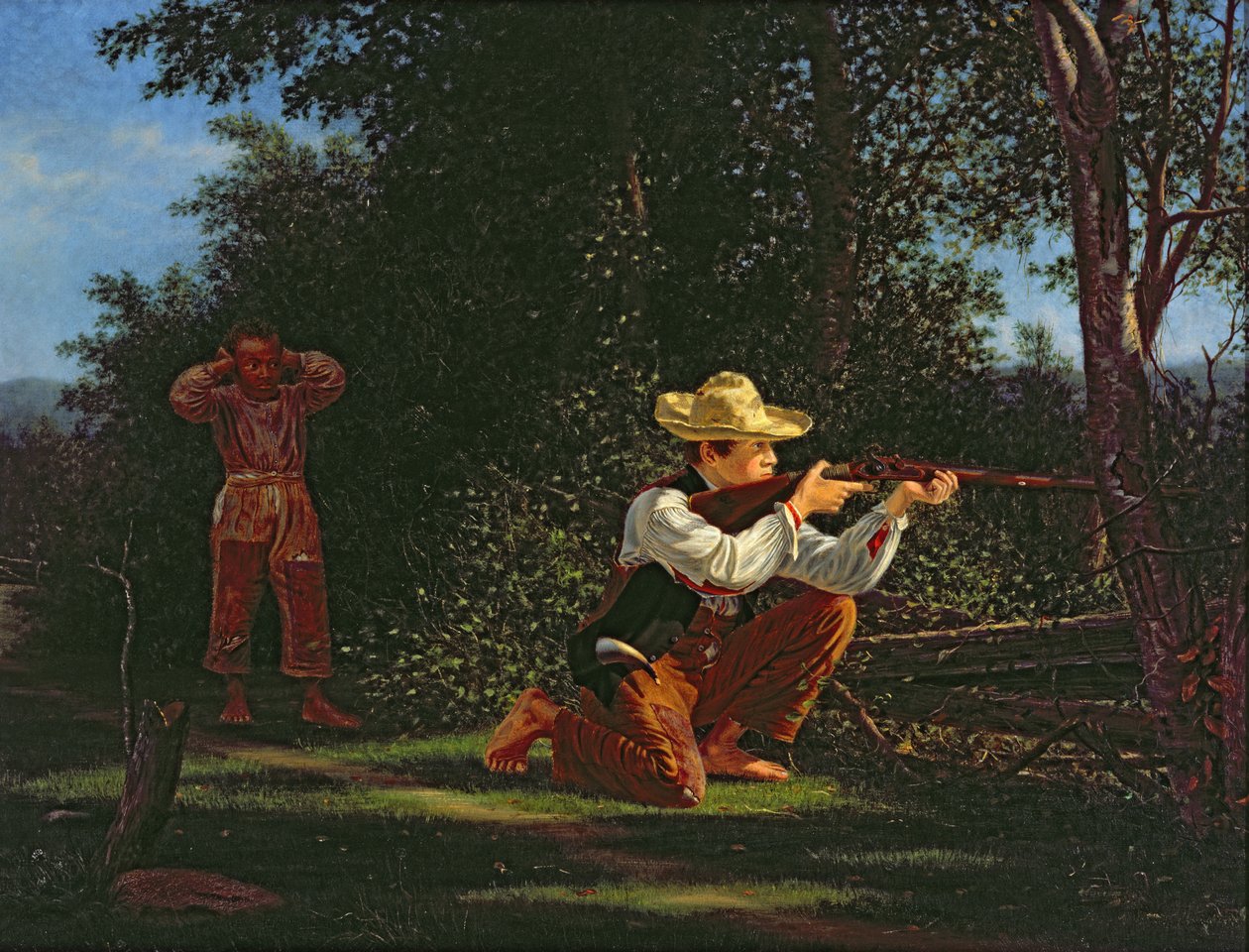 Disegno di una perlina su una marmotta (olio su tela) da William M Davis