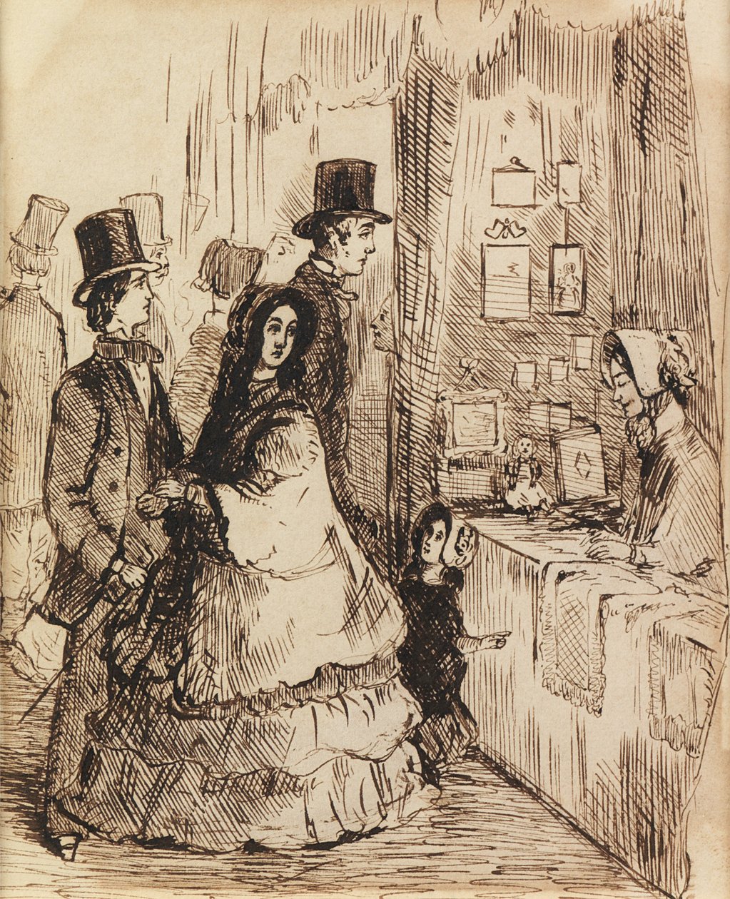 Virtù ricompensata: una bancarella a Vanity Fair da William Makepeace Thackeray