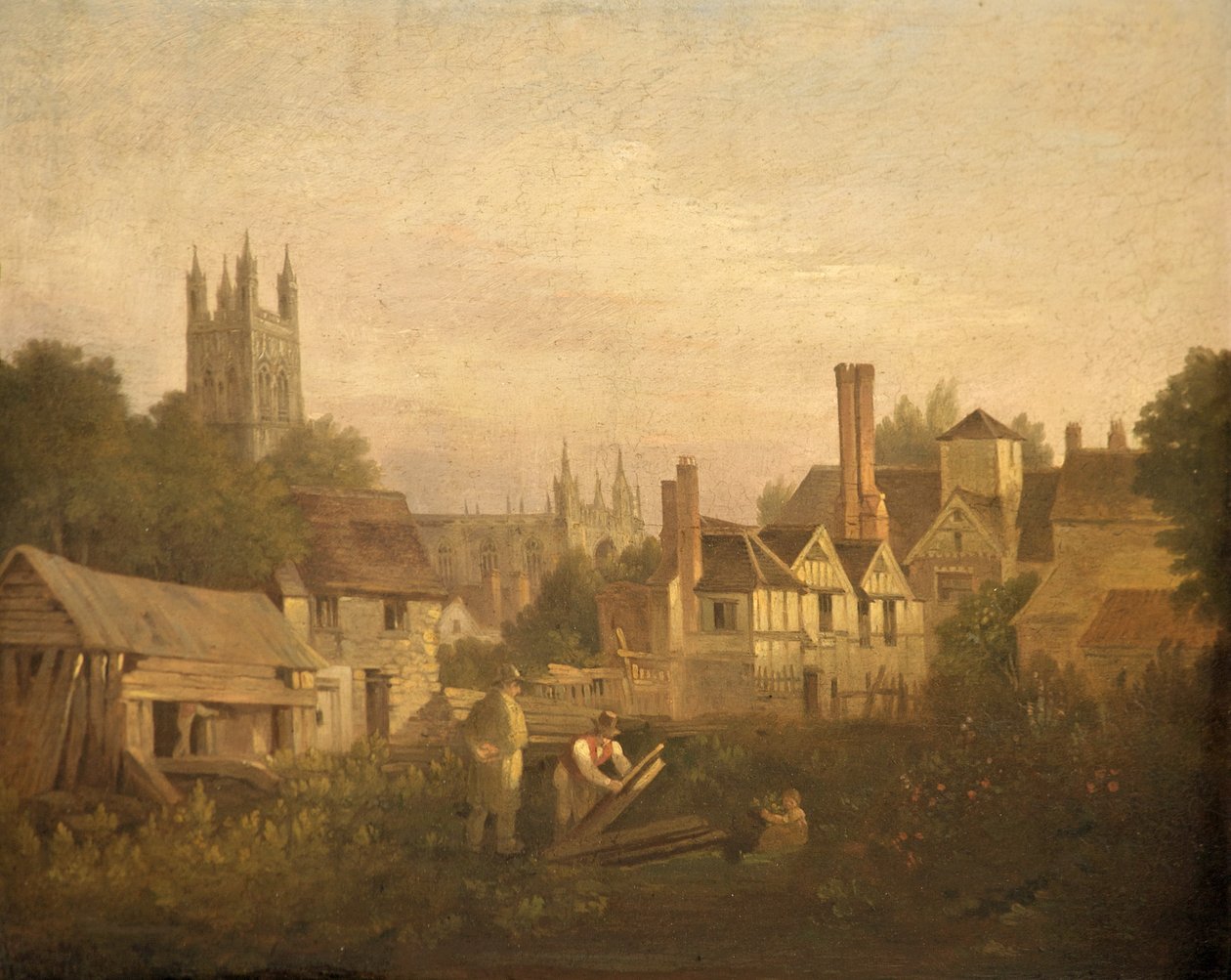Gloucester da nord-ovest, c.1820 da William Marlow