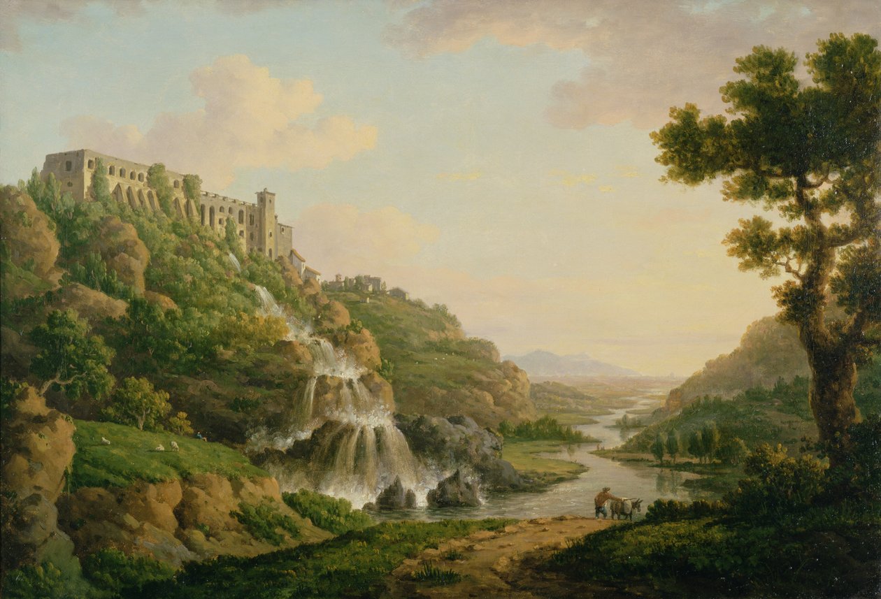 La Villa di Mecenate a Tivoli, c.1770 da William Marlow