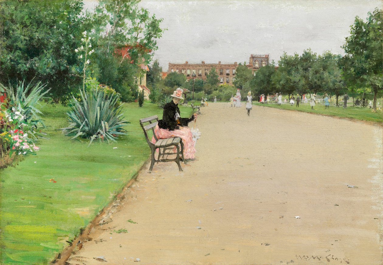 Un parco cittadino da William Merritt Chase