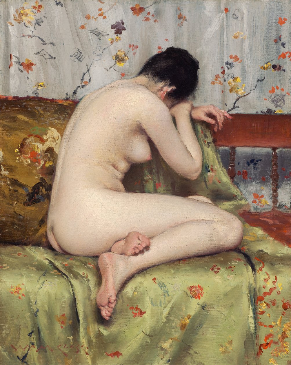 Una Maddalena moderna da William Merritt Chase