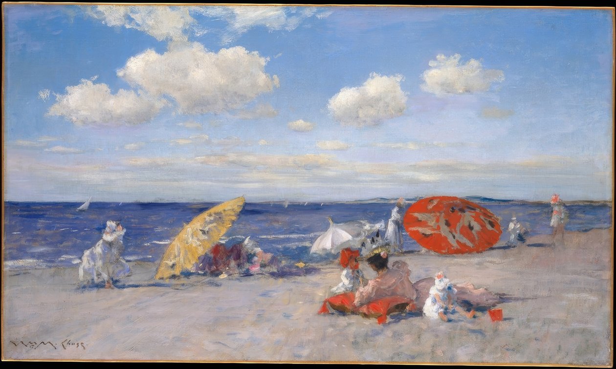 Al mare da William Merritt Chase