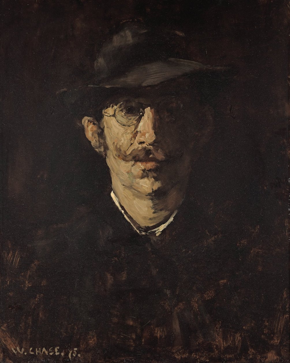 Ritratto di Hugo von Habermann da William Merritt Chase